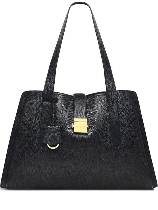 RADLEY LONDON Handbags - Radley London Sloane Street Leather Large Zip Top Shoulder Bag gold black purse